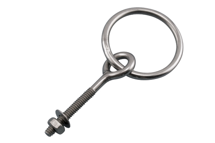 Stainless Steel Plain Ring Bolt, S0331-0